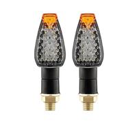 STRJUS segnalatori direzione Indicatori Di Direzione A LED Universali Per Moto 2X Lampeggianti 14 Led 12V 2W Per Corta
