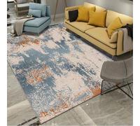 Strloepr Tappeto Corridoio e Cucina, Lavabile Antiscivolo, Tappeti di zona,Beige Orange Blue Grigio Abstract Modern,Multicolour,80 x 120 cm