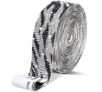 stro adesivo con strass cristallo, Nastro autoadesivo con strass for decorazioni artigianali multicolori di dimensioni multiple(Zebra,10 Row (22mm))