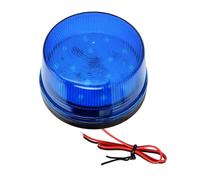 Strobe Beacon, 12v LED Beacon Strobe Light Blue Luci Lampeggianti con Allarme Sonoro di Emergenza Per Camion Veicolo Bus