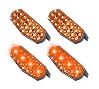 Strobe Light, Anti Collision Sensor Alarm, Flashing Safety Beacon, Vibration Activated Warning Weatherproof Assembly for Car Truck Guardrail Construction Sites,1.3x3.13x1.83 Inches