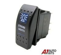 STROBE LIGHTS Beacon Di Emergenza Per Dashboard Interruttore Rocker 12V 24V