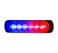 Strobe Lights For Trucks - Alluminio Bright 6-LED Strobe Flashing Lights, Automotive Auxiliary Auto Parts For Ambulance Fleet Road Boat Motorcycle Highway Commercial Firefighter Tow