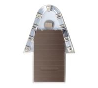 stroboscopiche a LED luminose, Kit faro adesivo, Illuminazione di emergenza con forte stick, per auto LED ABS, Illuminazione di sicurezza automobilistica per SUV, RV, Bici, Moto, Avvert