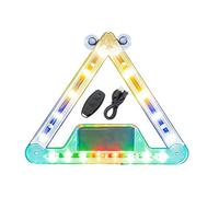 Stroboscopiche per Auto,Triangolo di Emergenza con Giunti Rotanti | Luce di Sicurezza,per Riparazioni Notturne su Autostrada, Veicoli: Auto, Camion, SUV, Rimorchio