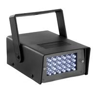 Stroboscopio a LED ad alta intensità BoomTone DJ FLASHLED MINI con 24 LED bianchi 5 mm, impostazioni di velocità, design compatto, ideale per compleanno, camera da letto, serata a casa