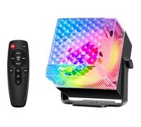 Stroboscopio for feste a LED che illumina luci colorate for l'atmosfera quadrata della casa con effetti di controllo remoto