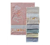 STROFINACCI CON TELA AIDA MISURA CM 50X70 PACCO DA 6 PEZZI 100% COTONE