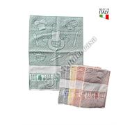 Strofinacci Asciuga Piatti Natalizi Set 3 Pezzi Babbo Natale Misura 50x70