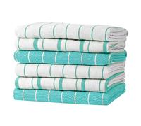 Strofinacci da cucina Zeppoli Classic - Confezione da 6 strofinacci da cucina in 100% cotone naturale, riutilizzabili, assorbenti, lavabili in la