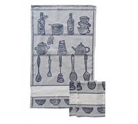 STROFINACCI NR 3 MISURA MAXI CON TELA AIDA 100% COTONE JACQUARD "MESTOLI"