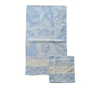 STROFINACCI nr 3 MISURA MAXI CON TELA AIDA 100% COTONE JACQUARD "VINO"