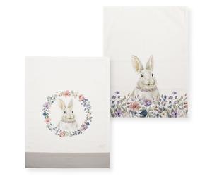 Strofinacci pasquali Nuvole di Stoffa Bunny in cotone Decori Pasqua 6698