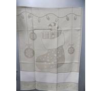 STROFINACCIO ASCIUGAPIATTI ASCIUGA PIATTI DA RICAMARE NATALIZIO DMC CADEAUX ECRU