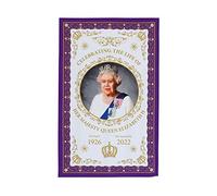 Strofinaccio commemorativo per celebrare la vita della regina Elisabetta II 1926-2022, un ricordo memorabile per la casa, ornamento da collezione ricordo (by LILAJ)