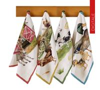 STROFINACCIO COTONE STAMPA DIGITALE SET 2 PZ E SET 4 PZ ASS