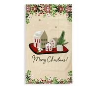 Strofinaccio da cucina natalizio Nuvole di Stoffa canovaccio decoro Natale 5728