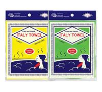 Strofinaccio esfoliante asiatico coreano italiano - Panno per rimuovere calli della pelle morta, per pulire i pori e ridurre la rottura dell'acne e punti neri (02. 4 pezzi verdi