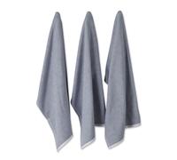 Strofinaccio in spugna francese blu francese, 3 pezzi