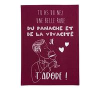Strofinaccio Le panache et la vivacité Bordeaux 70x50 cm Winkler