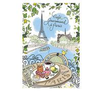 Strofinaccio Paris Café gourmand Bianco 48x72 cm Winkler