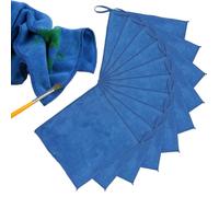 Strofinaccio Per Pennelli 10 Pezzi Cotone Assorbente Da Lavare | Strofinaccio In Cotone Assorbente Da Lavare E Riutilizzare Per Rimuovere Il Colore Bagnato E Asciugare Le Setole