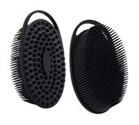 Strofondo del corpo in silicone da 2 pezzi, lavaggio a doppio lato del corpo laterale da 2 in 1, pennello per doccia silicone morbido, pennello esfoliante sospeso per uomini regali da donna