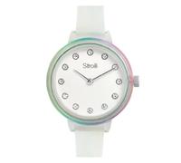 Stroili Santorini White Women's Watch Only Time 1688929 Silicone Case and Strap