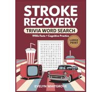 Stroke Recovery Trivia Word Search: 1950s Facts + Cognitive Practice