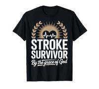 Stroke Survivor By The Grace of God Maglietta