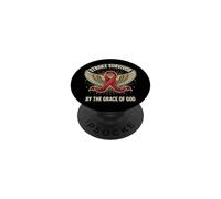 Stroke Survivor By The Grace Of God PopSockets PopGrip Adesivo