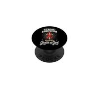 Stroke Survivor By The Grace Of God PopSockets PopGrip Adesivo
