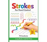 Strokes - For Pencil Control: Long Book, Colorful Print