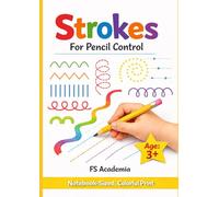 Strokes - For Pencil Control: Notebook-Sized, Colorful Print