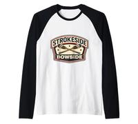 Strokeside Bowside Rowing Crew Team Inside Joke Frase Citazione Maglia con Maniche Raglan