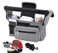 Stroller Bag Organizer, Large Capacity Bag, Stroller Attachment Pouch