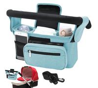 Stroller Bag Organizer | Large Capacity Stroller Bag Strollers Bags | Waterproof Portable Stroller Pouch Organizer Bag for Convenient Travel Outings On The Go Travel Accessory Pouch