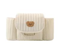 Stroller Bag Organizer, Storage Bag Tissue Opening, 10 Inches Diaper Bags with Adjustable Strap, Oxford Fabric Organizer with Multiple Pockets, Stroller Storage Easy Access