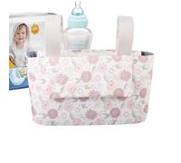 Stroller Bag - Portable Stroller Storage Attachment, Large Capacity Caddy Organizer, Multi-Pocket Diaper and Bottle Holder | Lightweight Stroler Hanging Bag for Outdoor Travel