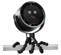 Stroller Clip Fan, Portable Cooling Device, 360° Rotatable Small Air Cooler, Battery Operated Quiet, Flexible Clipped-On Design, for Summer Crib Car Seat Bike Treadmill