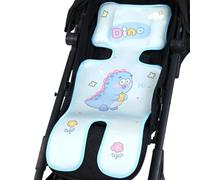 Stroller Cooling Pad - 73x33cm 3D Breathable Ice Silk Mat, For Car Seat & P | 3D Breathable Ice Silk Fabric, Heat & Moisture Reduction, Washable & Reusable, Universal 73x33cm Size, Summer Travel Comfort,