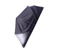 Stroller Cover Sun, UPF50+ Canopy Extender, Full Coverage Shade, 32x30x1cm, Breathable Zipper Bassinet Attachment, for Outdoor Protection, Hot Weather, Baby Travel Comfort