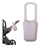 Stroller Cup Holder, Silicone Portable Drink Carrier, Flexible Grip & Storage Basket, Excellent for Bicycles, Golf Carts, Treadmills, Yards, Stadiums, Parks, Picnics, Summer Outings