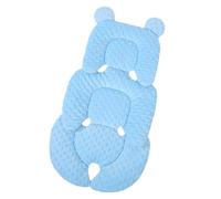 Stroller Cushion Insert, Baby Stroller Pad, Breathable Mat with Double-Sided Fabric, Head and Body Supports Design for Traveling and Commuting Use, 26.38x14.96 Inches, 1 Piece