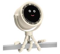 Stroller Fan - Fan For Pram | Clip On Fans | | Cooling Portable Fans | 4000mAh LCD Display, Handheld USB Desk Air Cooler 5 Speeds, Cool Gadgets Rechargeable Small Personal Coolng Device Bike Car Seat