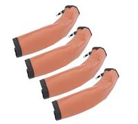 Stroller Handle Cover, Removable Washable PU Leather Sleeve, Zippered Anti-Slip Grip, Elastic Comfortable Protection for Pram, Pushchair, and Kid Accessories