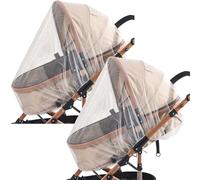 Stroller Net, rete per culla | 2 x da crib | Protezione solare portatile leggera e leggera | Adatta per escursioni, camerette dei bambini, viaggi, gioco di sicurezza, zaino in spalla, balcone