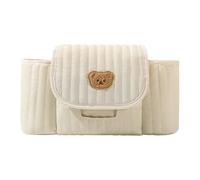 Stroller Organizer Bag - Organizer With Tissue Opening, Wipes Dispenser With Adjustable Strap For Diaper | Cup, Toy, Phone, Bottle, Snack Drink Travel Outdoor Walk Stroller Accessory