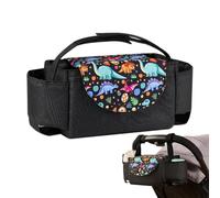 Stroller Organizer, Portable Stroller Caddy, Detachable Storage Bag with Cup Holder, Spacious & Lightweight Design, 8.27x4.72x4.72 Inches, for Baby & Pet Strollers