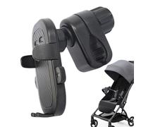 Stroller Phone Mount - 5.91 Inches Flessibile Cell Phone Clamp for Hands Free Viewing, Secure Grip with Rotating Function, Holder for Scooter Bike Gym Equipment Push Cart, Travel Accessory Packaging